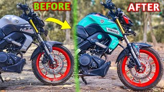 Yamaha MT 15 Modified Graphics Installation😍 Decals Stickers🔥 Satisfying Video