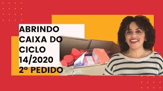 Abrindo caixa do segundo pedido do ciclo 14/2020