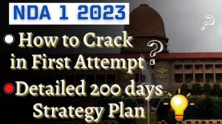 How to Crack NDA 1 2023 in First Attempt| NDA 1 2023 Preparation Strategy 🔥