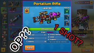 Got Portalium Rifle!! | Pixel Gun 3D