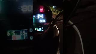 Naik motor Listrik LN PRO dimalam hari begini lampunya...