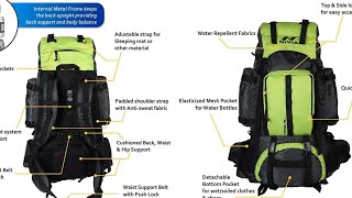 Nivia tactical 75ltrs rucksack review