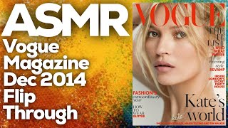 Soft Whispering ASMR Page Flipping: Exploring the December 2014 Vogue Magazine, StevenAntonyASMR