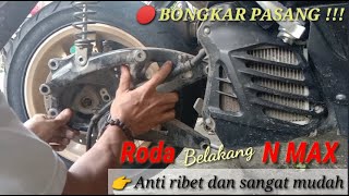 Cara bongkar pasang roda belakangmotor nmax