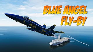 Blue Angel Fly By