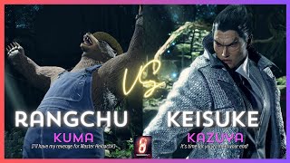 Tekken 8 - Rangchu (KUMA) VS KEISUKE (KAZUYA)