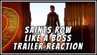 SAINTS ROW  Like a Boss  Trailer Reaction