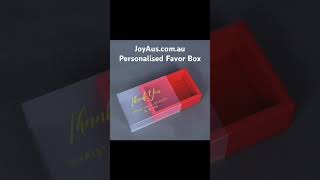 Personalised Wedding Party Favor Box | Business Logo Packing Box #favorbox #wedding #party #giftbox