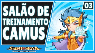 SALÃO DE TREINAMENTO - CAMUS - Deusa do Amanhecer e Gelo Impermeável #3