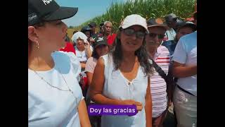 Con la comunidad del porvenir, se realizó una visita al lote donde se hará la reubicación.