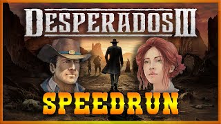 DESPERADOS 3 - Higgin's Estate SPEEDRUN any% [7:19] DESPERADO difficulty (no save)