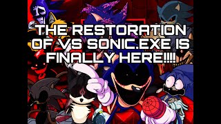 THE RESTORATION OF VS SONIC.EXE LIVE!! (I couldn't get passed Final Escape because I'm bad)