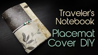 Fauxdori / Midori / Traveler's Notebook Tutorial | Placemat Cover DIY | Creation in Between