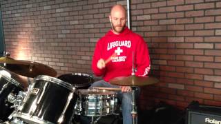 Drum Lesson - Rock Samba- Groove