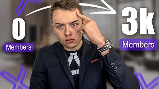 How I grew on skool to 3000 members without ADS & content