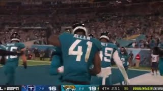 Josh Allen Go-ahead fumble return touchdown vs titans