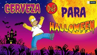 La cerveza DUFF de los simpson edición Halloween