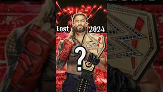 Will Roman Reigns lose his title in 2024 ? #shorts