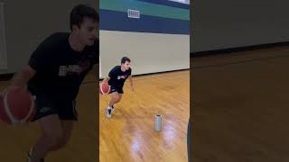 Ball Screen Passing Option! #basketball #youtubeshorts #finishing #shorts