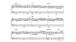 Bud Powell - Cherokee (piano transcription)