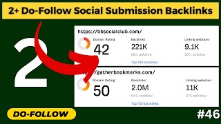 2+ Do Follow Social Submission Backlinks | How to Create Social Bookmarking Backlinks #backlinks