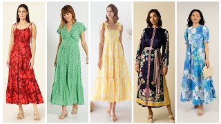 Ideas fabulosas y hermosas de diseños maxi largos para damas