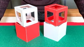 キューブマジック　簡単4ネタ種明かし　4 Cube Magic Tricks Tutorials.