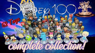 DISNEY 100 Celebration Complete Collection - McDonald’s Happy Meal Collection!