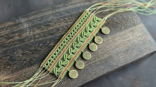 Macrame bracelet tutorial-