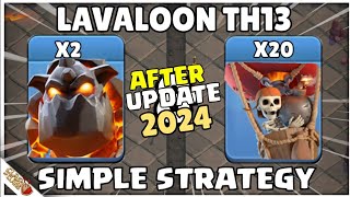 TH13 LavaLoon Attack with Healer Attack Strategy Th12 ! Best Cwl Attack Strategy CoC