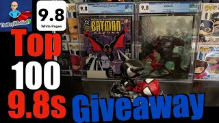 TOP 100 9.8s GIVEAWAY!! Batman Beyond Venom Spider-Man Funko Marvel DC Comics!