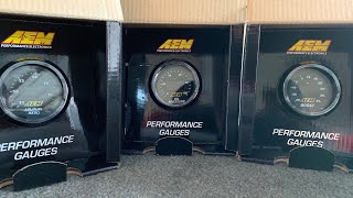 2003 Lexus GS300 NA-T New Part Unboxing AEM Gauges