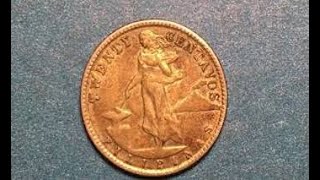 Twenty Centavos Coin From Philippines - Filipinas 1945 - Rare - Valuable - Collectible - Don't Melt!