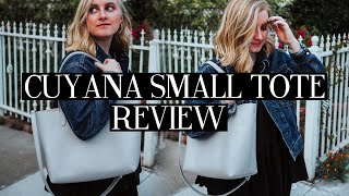 CUYANA SMALL STRUCTURED TOTE REVIEW | Blondes & Bagels