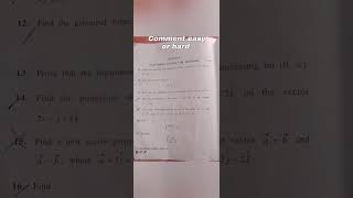 Jkbose class 12th maths paper 2024 full paper #shorts #jkbose