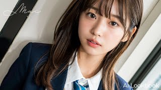 A girl wearing a school uniform for cosplay 🏫 AI Lookbook