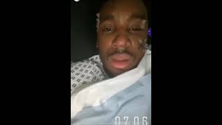 Bugzy Malone BEEFS man in hospital After major bike Crash ! (exclusive) #shorts