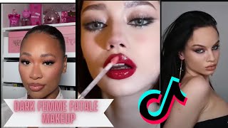 Siren Eyes: Dark Feminine Energy Makeup Tutorial | Tiktok Compilation