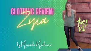 ACTIVEWEAR REVIEW for ZYIA - super shiny leggings!