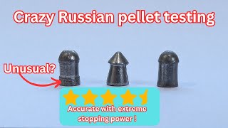 Russia's most extreme air rifle pellets? High power and surprisingly accurate..