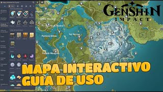 Guía de uso MAPA INTERACTIVO Genshin Impact