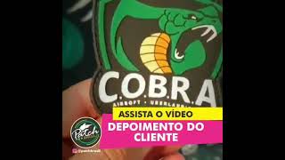 Depoimento do Cliente Equipe Cobra de Uberlândia MG Sniper Patch Brasil