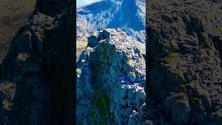 Absolute Motivation: Conquering Tryfan Mountain - Never Give Up! #shorts  #motivation #climbing