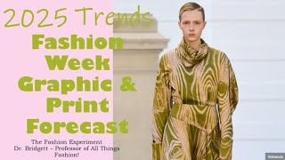 2025 Winter Forecast: Fashion Week Print & Graphic Trends