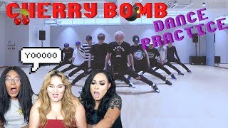 NCT 127 CHERRY BOMB DANCE PRACTICE REACTION || TIPSY KPOP