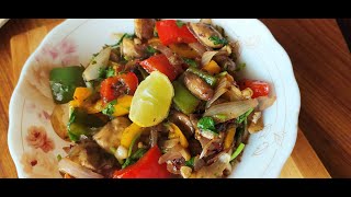 Italian Mushroom Capsicum Fry|Weight Loss Recipe|