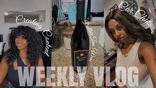 That DollarTree wine was CRUSTY 🥴•Sad Stories 😢•Recording More Content•Car chat chits