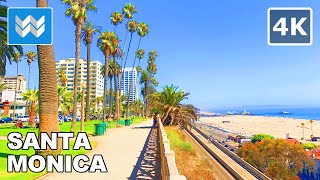 [4K] Palisades Park in Santa Monica, California USA - Walking Tour Vlog & Vacation Travel Guide 🎧