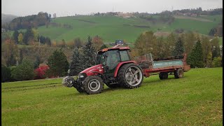 Miststreuen Extrem im steilen Gelände | Manitou | Berggebiet | Maschinen im Einsatz