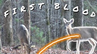 Absolutely SMOKED his first deer! Must Watch, 7 Year Old Makes Perfect Shot- Episode 1